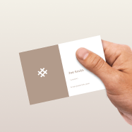 Business Card with no extra